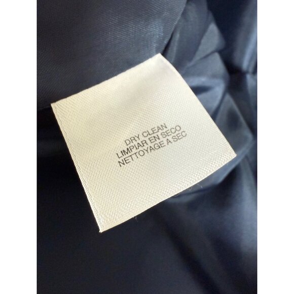 Jones New York Swing Trench Pea Coat Size L Stretch Retro Style Gold Tone Buckle - Picture 8 of 16